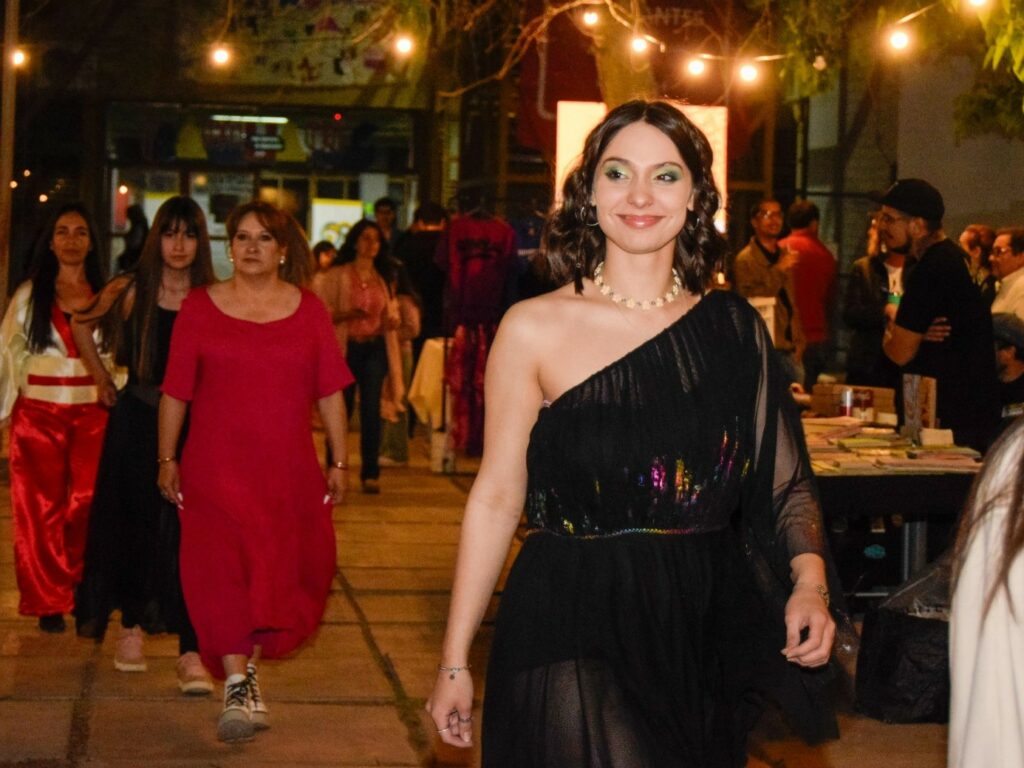 Nancy Heredia, estudiante de la Tecnicatura Universitaria en Diseño de Indumentaria y Textil